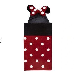 NWT Pottery Barn Kids Minnie Mouse Disney Baby Bath Wrap Towel